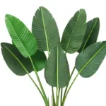 1pc Modern Artificial Bird of Paradise Plant 4 Feet Faux Palm Tree with 8 Trunks Perfect for Indoor and Outdoor Decor tag1