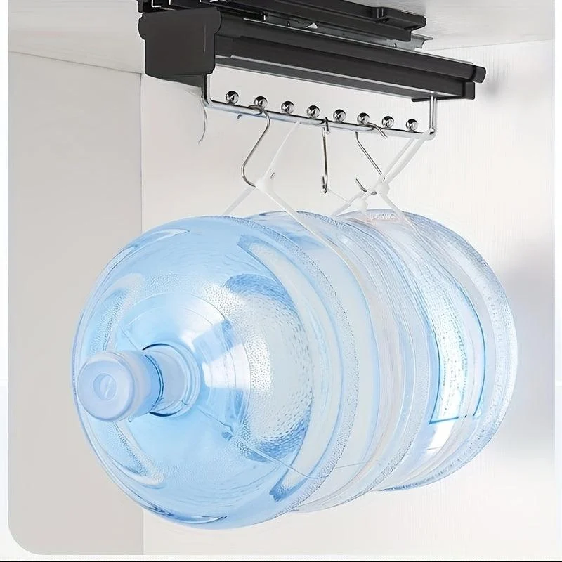 1pc Pull Out Pants Rack, Telescopic Hanging Clothes Rack -  - #tag1#