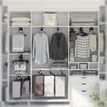 1pc Pull Out Pants Rack Telescopic Hanging Clothes Rack tag1
