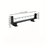 1pc Pull Out Pants Rack Telescopic Hanging Clothes Rack tag1