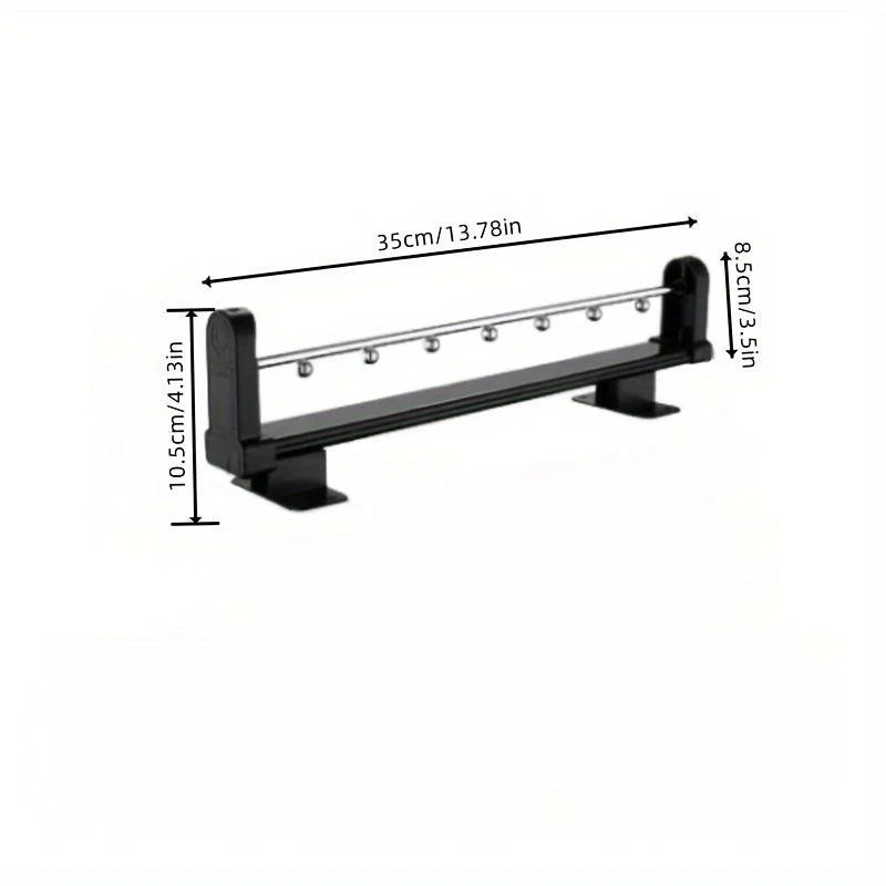 1pc Pull Out Pants Rack, Telescopic Hanging Clothes Rack -  - #tag1#