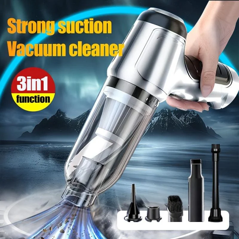 1pc Vacuum Cleaner, High Suction Handheld Wireless Vacuum Cleaner, Compressed Air Dust Collector - - #tag1#