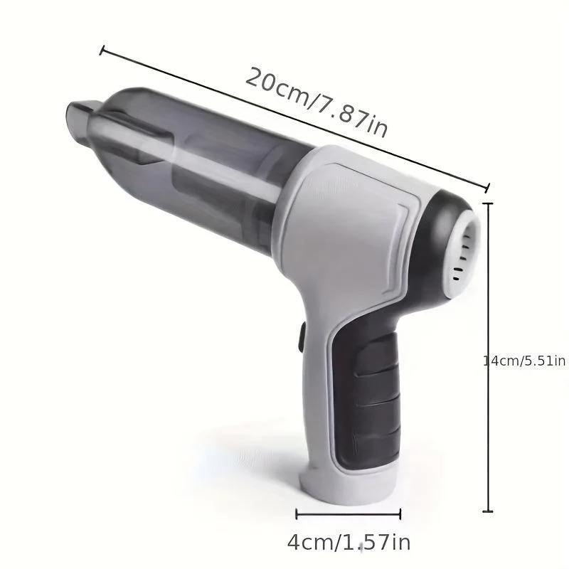 1pc Vacuum Cleaner, High Suction Handheld Wireless Vacuum Cleaner, Compressed Air Dust Collector -  - #tag1#