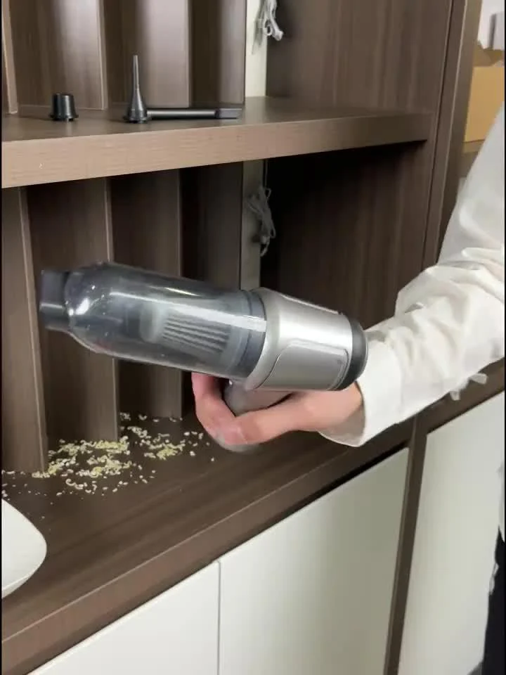 1pc Vacuum Cleaner, High Suction Handheld Wireless Vacuum Cleaner, Compressed Air Dust Collector -  - #tag1#
