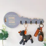 1pc Wall Decor Floating Shelves Wall Hooks Retro Key Hook Entrance Key Holder Pegs Aesthetic Room Decor tag1