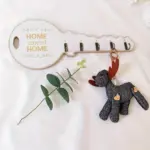 1pc Wall Decor Floating Shelves Wall Hooks Retro Key Hook Entrance Key Holder Pegs Aesthetic Room Decor tag1