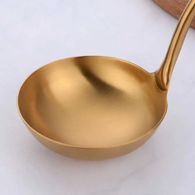 1pcs Stainless Steel Kitchen Tools Gold Cooking Set Spatula Shovel Soup Spoon Turner Tong Kitchen Accessories.jpg Q50 1