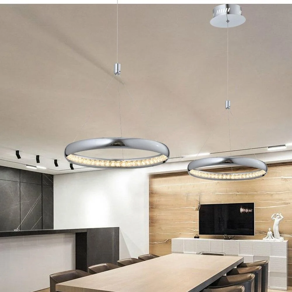1pcs Modern Chrome Kitchen Pendant Light -  - #tag1#