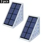 2 6 Pack Triangular Step Lights IP67 Solar Light Garden Decoration Light tag1