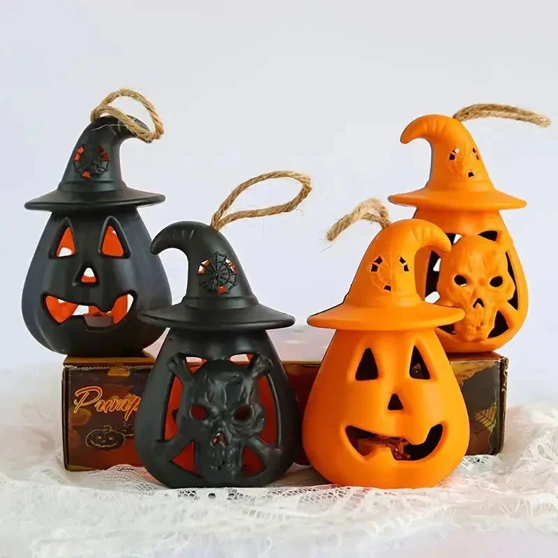 2-Pack: LED Lamp Halloween Pumpkin Light -  - #tag1#