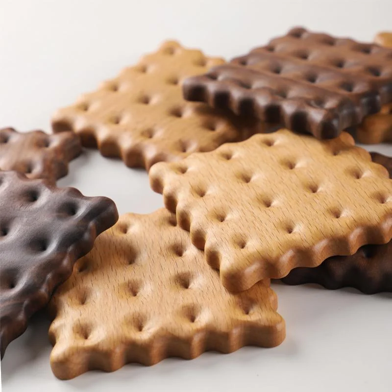 2-Piece Wooden Coasters Inspired by Biscuit -  - #tag1#