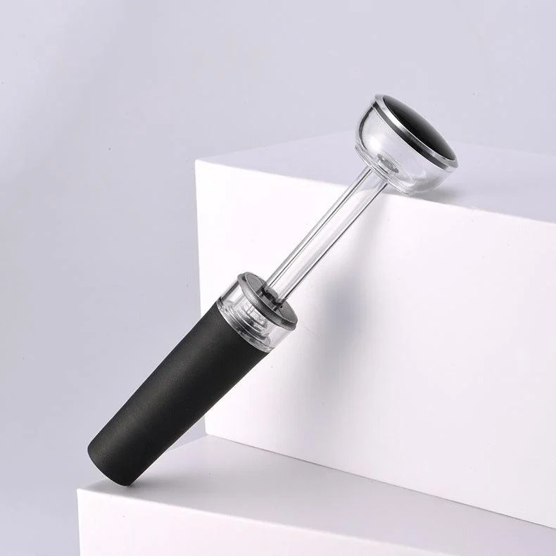 2-in-1 Air Pressure Pump Wine Bottle Opener with Foil Cutter -  - #tag1#