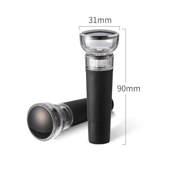2-in-1 Air Pressure Pump Wine Bottle Opener with Foil Cutter -  - #tag1#