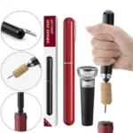 2-in-1_Air_Pressure_Pump_Wine_Bottle_Opener_with_Foil_Cutter_-_-_tag1_-4118437 2 in 1 Air Pressure Pump Wine Bottle Opener with Foil Cutter tag1