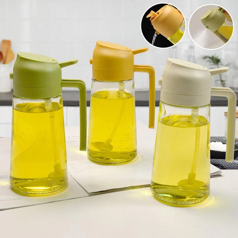 2-in-1 Glass Oil Sprayer and Dispenser -  - #tag1#