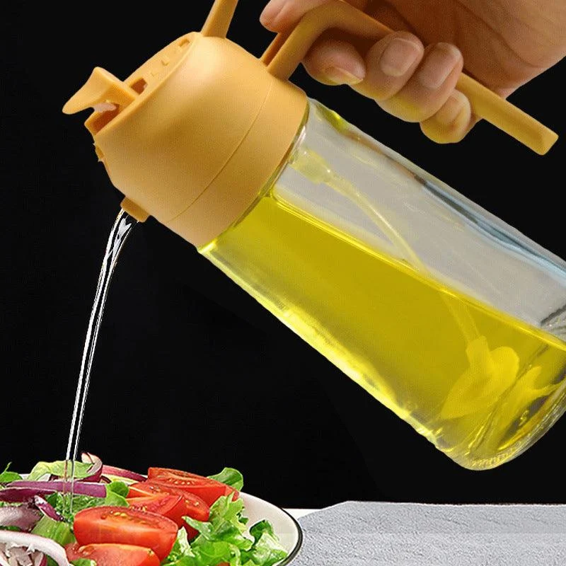 2-in-1 Glass Oil Sprayer and Dispenser -  - #tag1#