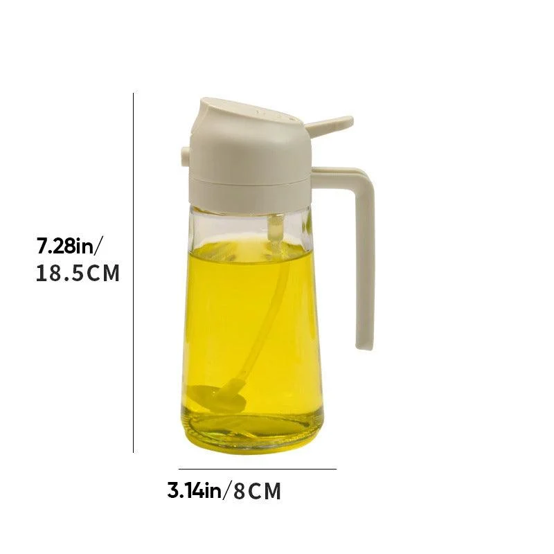 2-in-1 Glass Oil Sprayer and Dispenser -  - #tag1#