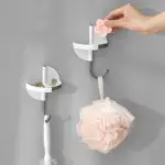 2 in 1 Minimalist No Drill Hook for Kitchen and Bathroom tag1