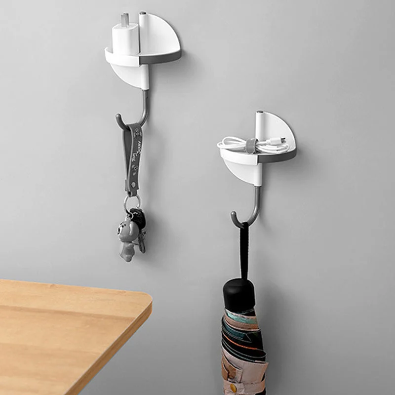 2-in-1 Minimalist No-Drill Hook for Kitchen and Bathroom -  - #tag1#