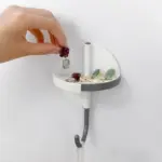 2 in 1 Minimalist No Drill Hook for Kitchen and Bathroom tag1