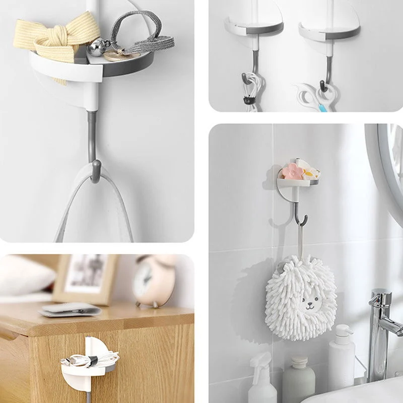 2-in-1 Minimalist No-Drill Hook for Kitchen and Bathroom -  - #tag1#