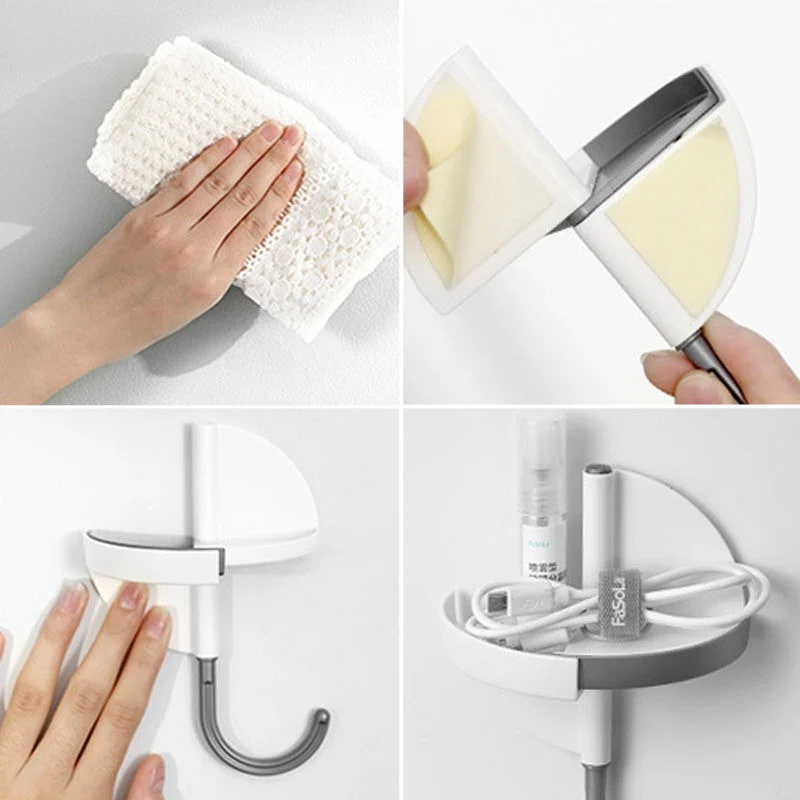 2-in-1 Minimalist No-Drill Hook for Kitchen and Bathroom -  - #tag1#