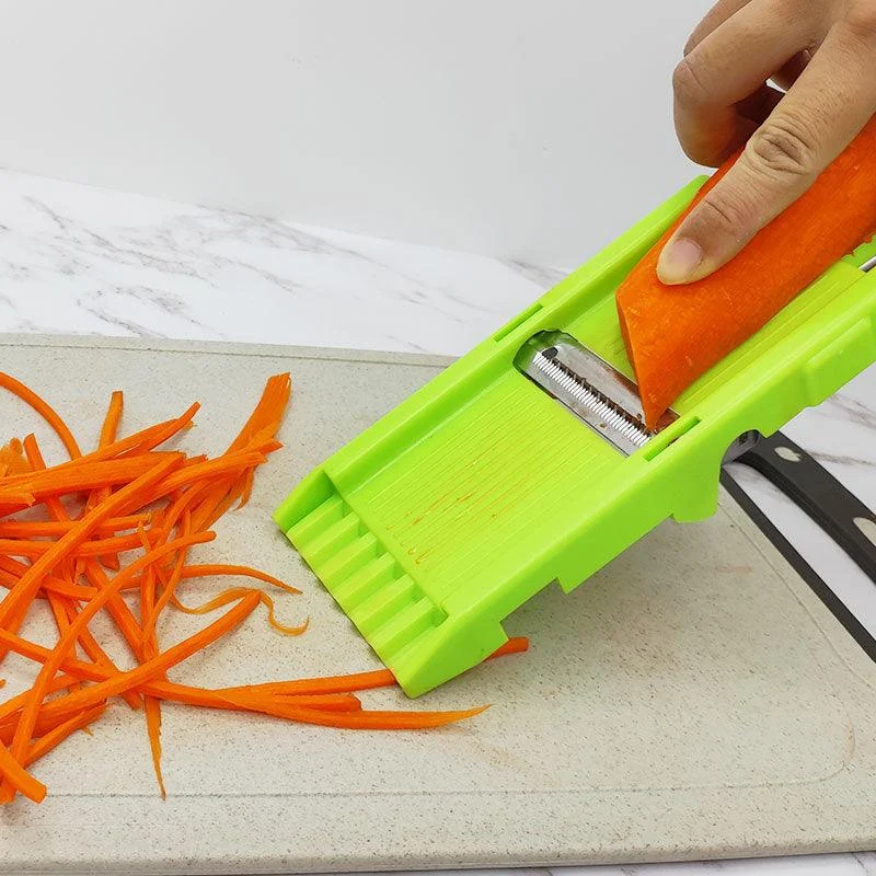 2-in-1 Vegetable Shredder & Slicer, Multi Double Knife Peeler -  - #tag1#