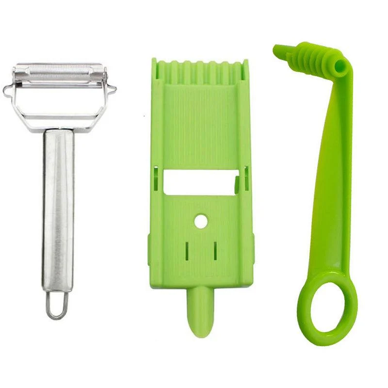 2-in-1 Vegetable Shredder & Slicer, Multi Double Knife Peeler -  - #tag1#