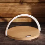 2 main lampe de table de chevet a chargeur sans fil station de charge sans fil lumiere chaude a intensite reglable tactile pour la chambre a coucher charge rapide pour les telephones