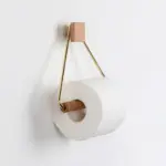 2 main toilet paper holder bathroom wooden roll holder contact paper holder household storage rack toilet accessories