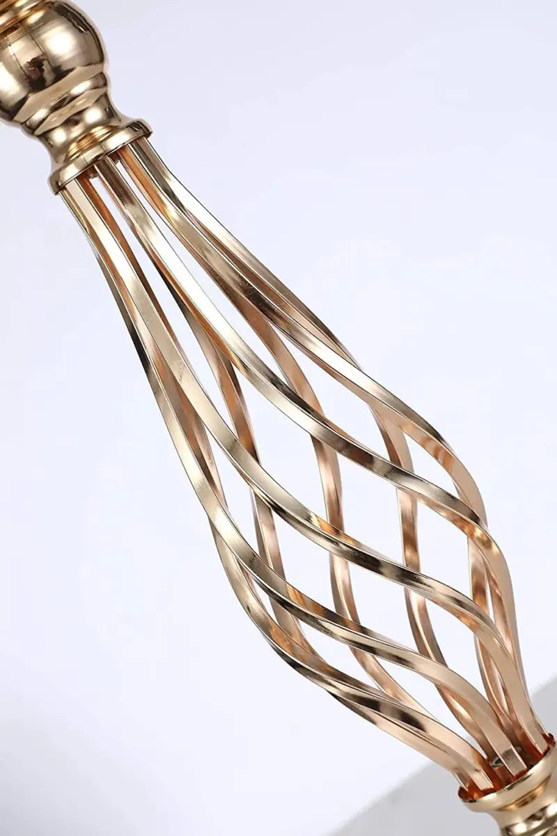 2 piece Metal Gold Candlestick Table Piece tag1