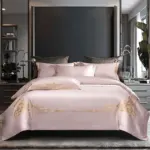 Homeko Pearl Pink Luxury Egyptian Cotton Bedding Set