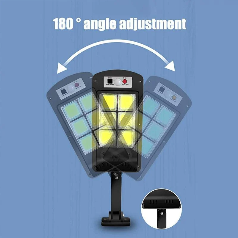200W Outdoor Solar LED Lamp with Remote Control, Motion and Twilight Sensor -  - #tag1#