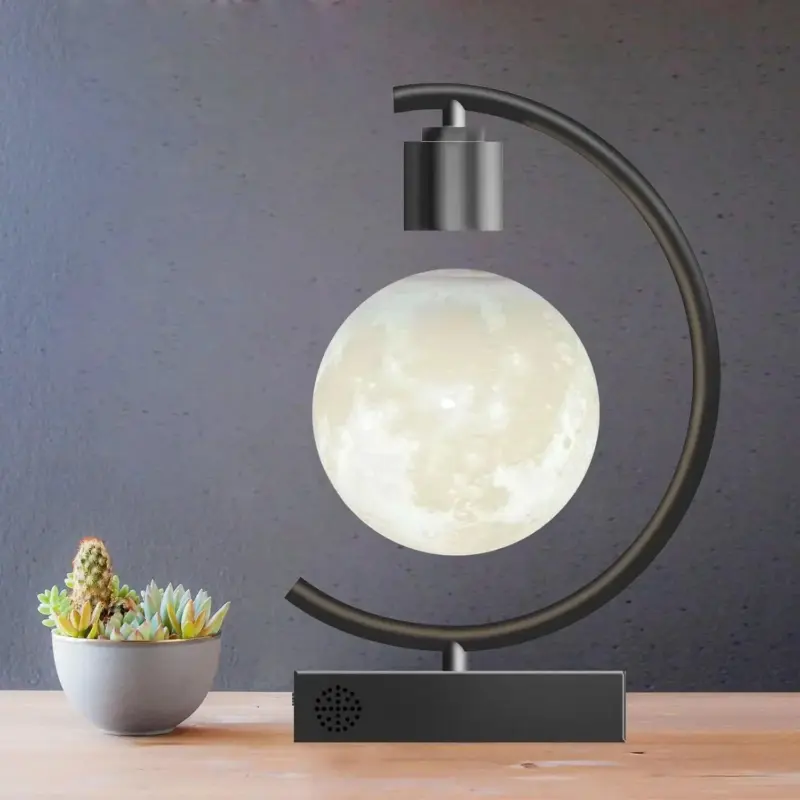2023 New magnetic levitating moon lamp floating levitation LED light bulb table lamps with fast wireless 3dc9e026 b862 4287 90da 6849e5556aff