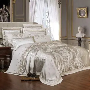 Homeko Luxury Silky Jacquard Cotton Bedding Set