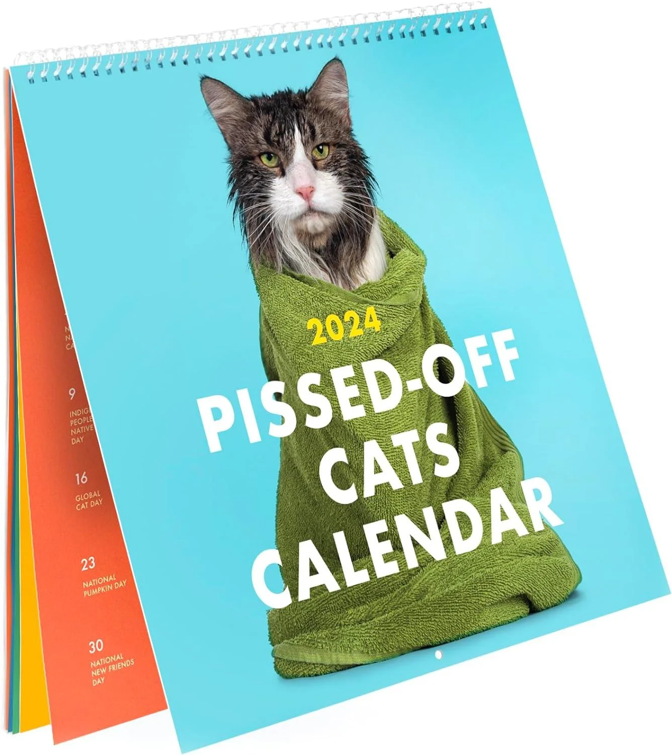 2024 Pissed-Off Cats Wall Calendar -  - #tag1#