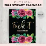 2024_Wall_Calendar_for_Tired-Ass_Women_Fu-k_It_Sweary_Calendar_Planner_-_-_tag1_-4119104 2024 Wall Calendar for Tired Ass Women Fu k It Sweary Calendar Planner tag1
