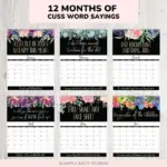 2024_Wall_Calendar_for_Tired-Ass_Women_Fu-k_It_Sweary_Calendar_Planner_-_-_tag1_-4119107 2024 Wall Calendar for Tired Ass Women Fu k It Sweary Calendar Planner tag1