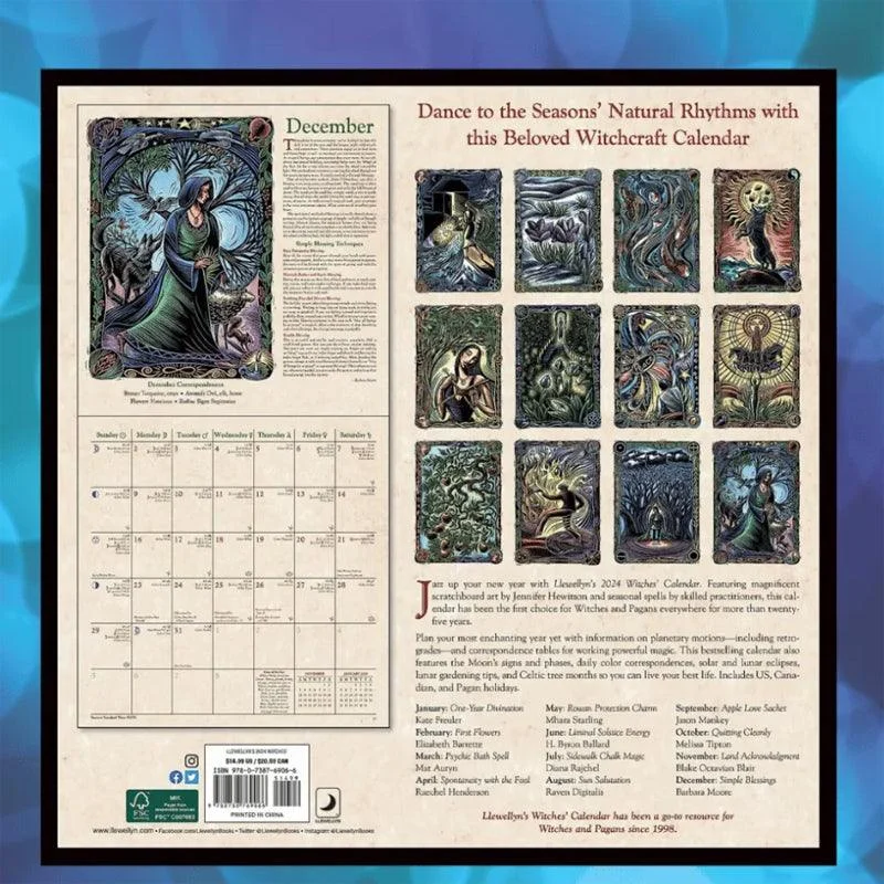 2024 Witches' Wall Calendar -  - #tag1#