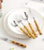 20_Pcs_Cutlery_Set_Natural_Bamboo_Handle_Stainless_Steel_Flatware_-_-_tag1_-4117116 20 Pcs Cutlery Set Natural Bamboo Handle Stainless Steel Flatware tag1