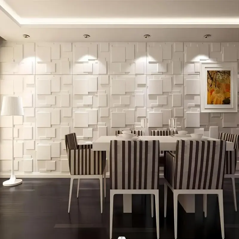 20pcs 3D Three Dimensional Wall Panels Waterproof Moisture Proof Wall Panels Easy To Clean And Free Cutting tag1