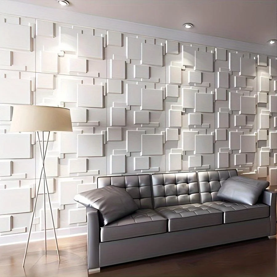 20pcs 3D Three-Dimensional Wall Panels, Waterproof Moisture-Proof Wall Panels, Easy To Clean And Free Cutting -  - #tag1#