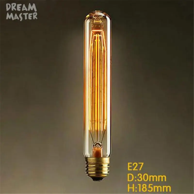 220V 240V T10 T185 T225 T300 Vintage Edison Bulb E27 Retro Incandescent Light bulbs tag1
