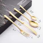 24PCS Gold Cutlery Dinner Set Tableware Cutlery Set Dishes Knives Forks Spoons Western Kitchen Dinnerware 18 8ae3405e 7980 4257 89a0 c6cd4e84c843