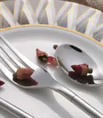 24 Pc Cutlery Set Dinnerware Set Stainless Steel Mirror Polished tag1
