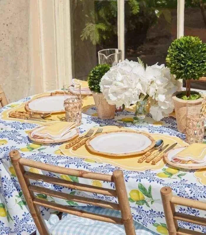 24 Pc Natural Bamboo Handle Cutlery Set Stainless Steel Flatware -  - #tag1#