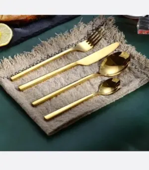 24 Pcs Cutlery Set Boston Contemporary 18/10 Stainless Steel Set for 6