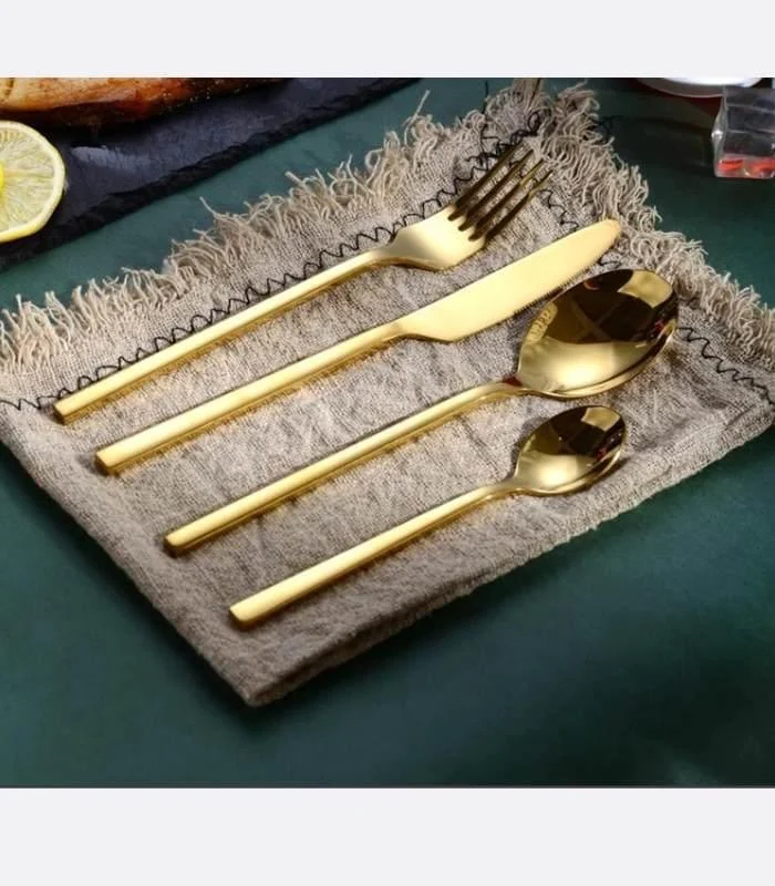24 Pcs Cutlery Set Boston Contemporary 18/10 Stainless Steel Set for 6 -  - #tag1#