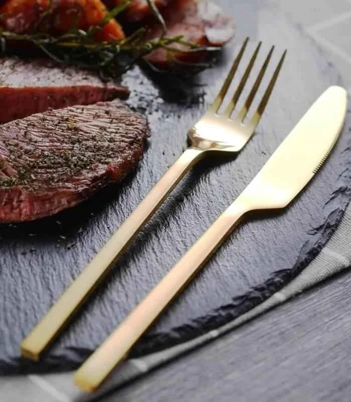 24 Pcs Cutlery Set Boston Contemporary 18/10 Stainless Steel Set for 6 -  - #tag1#