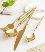 24 Pcs Cutlery Set Lexi 18 10 Stainless Steel Flatware tag1